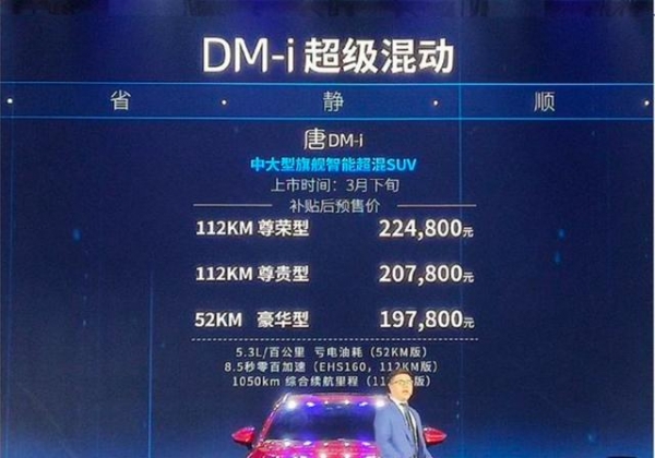 春节2000公里长测唐DM-i,一箱油跑1000多公里,开起来感觉是电车
