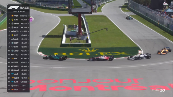 F1加拿大大奖赛正赛:雨过天晴,周冠宇刷新F1生涯最佳战绩