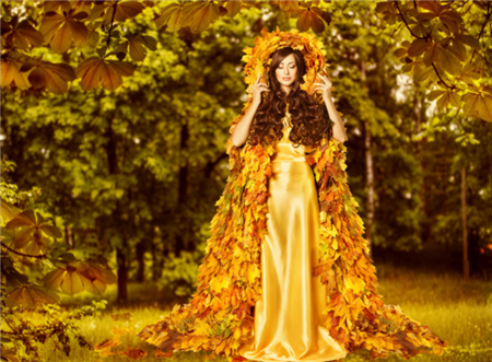 女子捡六千多片树叶回家路人好奇看到成品不淡定了