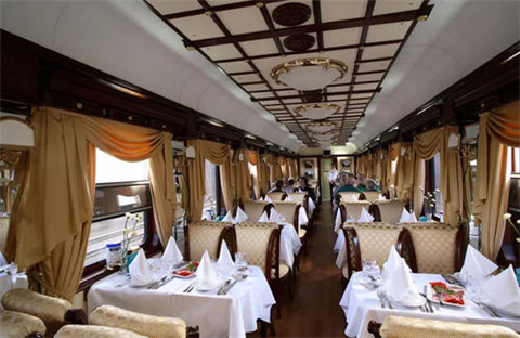 火车车厢豪华餐车图片