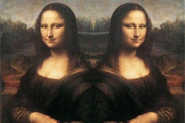 蒙娜丽莎翻转过来看不仅没微笑还发现第二张脸网友可怕