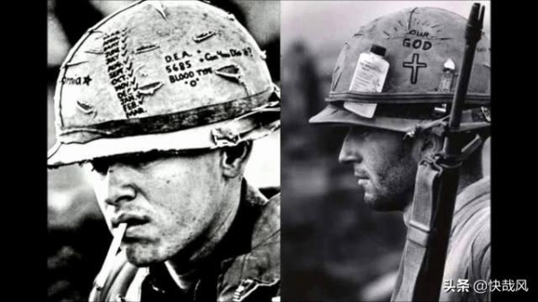 越战最经典士兵照：这个年轻美国兵后来怎样？钢盔上的字一语成谶