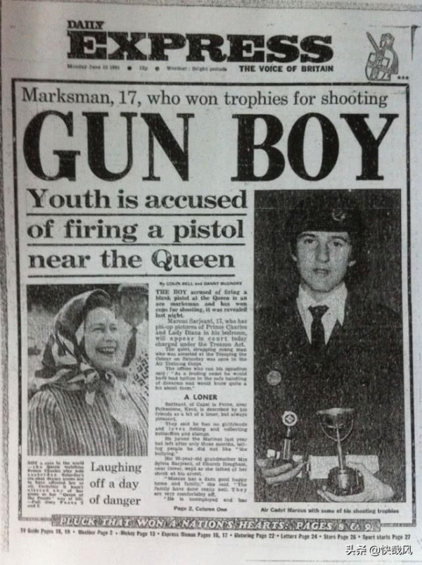 激怒英国的暗杀：17岁少年对女王连开六枪，如今销声匿迹