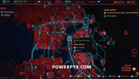 赛博朋克2077全塔罗牌位置收集攻略