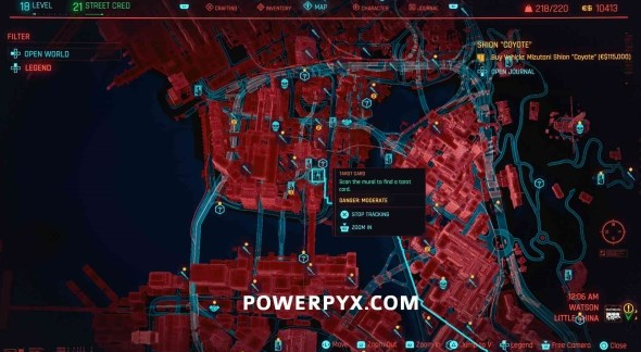 赛博朋克2077全塔罗牌位置收集攻略