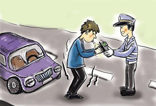 天台 任性男 5次酒驾被查 