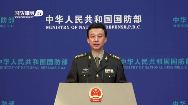 国防部：中方在台湾问题上没有任何妥协的空间