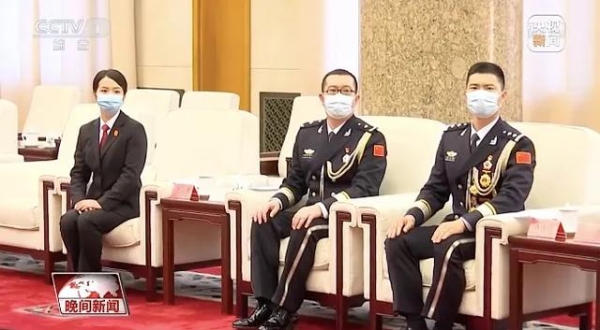 政法系统高规格活动国安女干警出镜