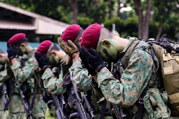 不過,據臺媒披露,新加坡陸軍突擊營部隊已進駐臺軍在高雄鳳山的某部隊