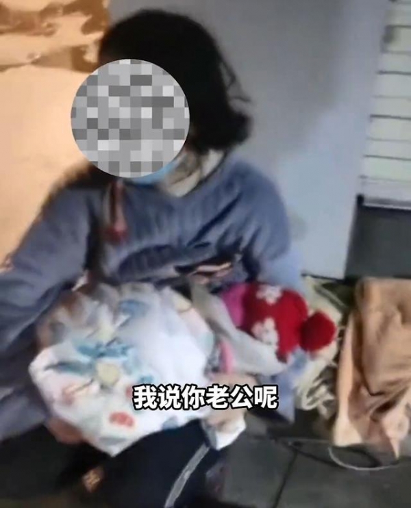 深圳一女子凌晨在垃圾桶捡烂菜叶，还背着3个月的宝宝，孩子大哭