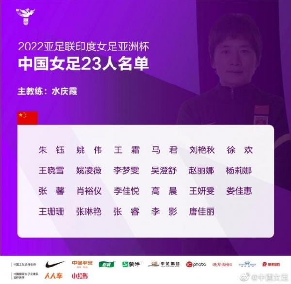 中国女足公布亚洲杯23人名单：王霜王珊珊领衔，15日出发前往印度