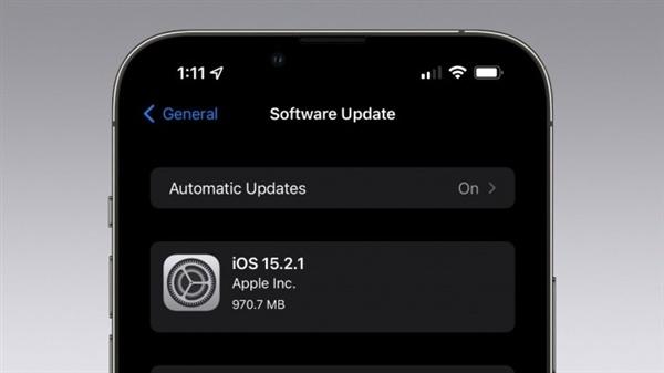 苹果发布iOS 15.2.1：修复iPhone、iPad重要大漏洞，呼吁用户快升级