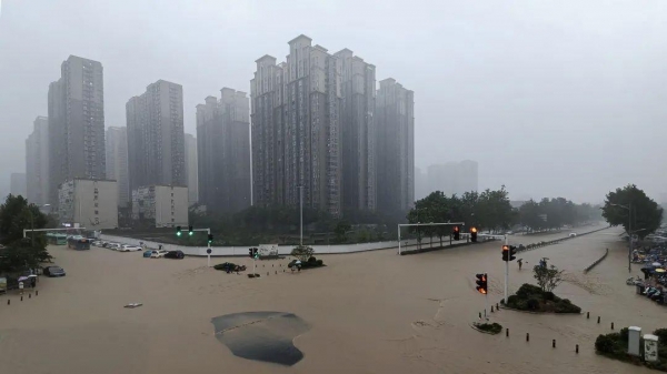 郑州暴雨受灾图片图片