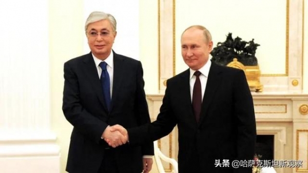 托卡耶夫会晤普京：俄罗斯是上帝赐予哈萨克斯坦的邻居