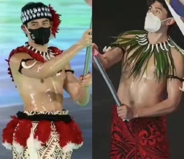 他又赤裸上身出现了！网友：腹肌吃没了？