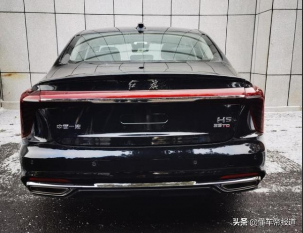 新车 | 可选1.5T混动、2.0T等，曝全新红旗H5最新实车，长度接近5米