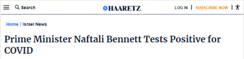 以色列总理贝内特新冠检测呈阳性，刚见过布林肯