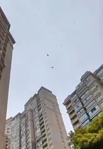 上海一居民楼顶疯狂撒钱，被曝跳楼，物业：撒钱属实，人没跳楼