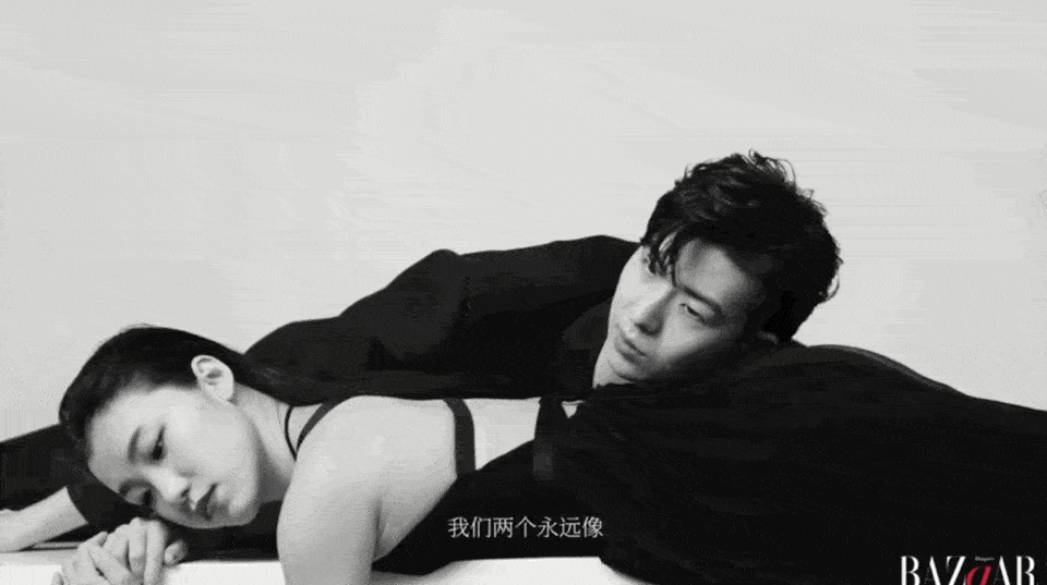 王诗玥柳鑫宇拍双人大片，互动亲密男帅女靓好般配