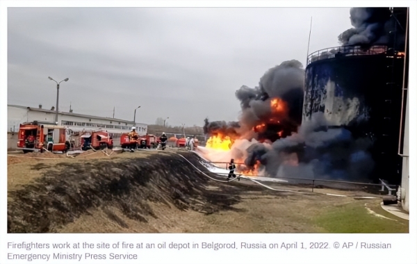 俄称乌军直升机越境袭击俄境内民用油库，乌官员否认，泽连斯基却这样说