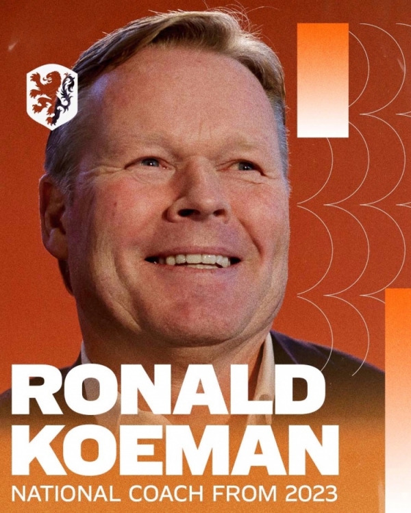 官方：科曼从2023年起担任荷兰国家队主帅，签约至2026世界杯
