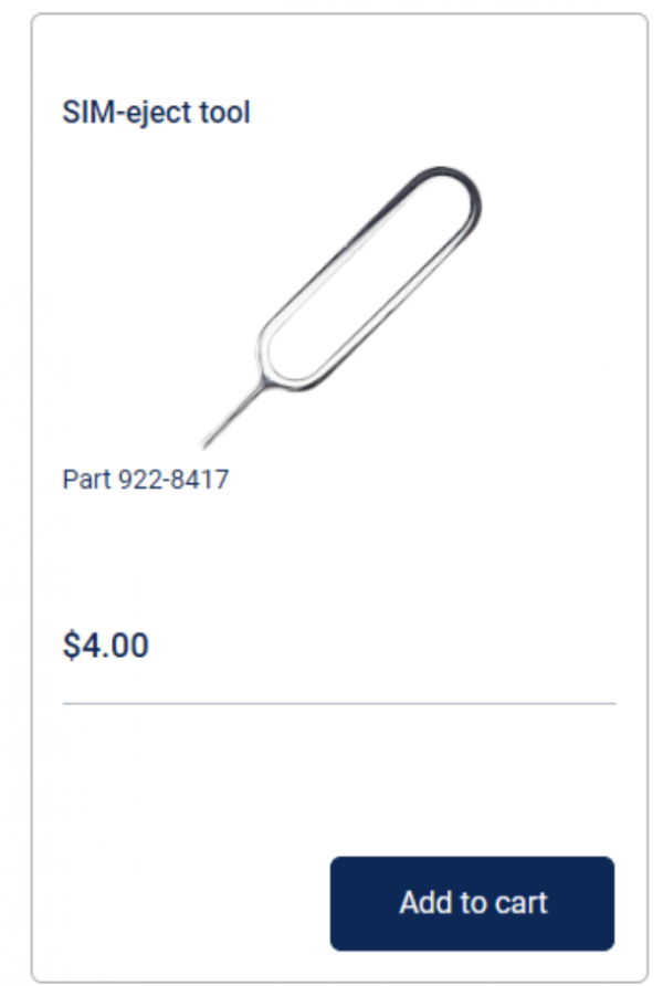 取卡针售价26元、卡托售价47元，苹果自助维修被吐槽“割韭菜”