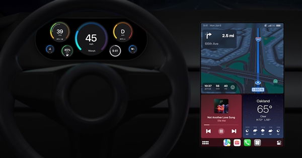 “第二大脑”来了 新一代苹果CarPlay发布：可控空调、收音机等