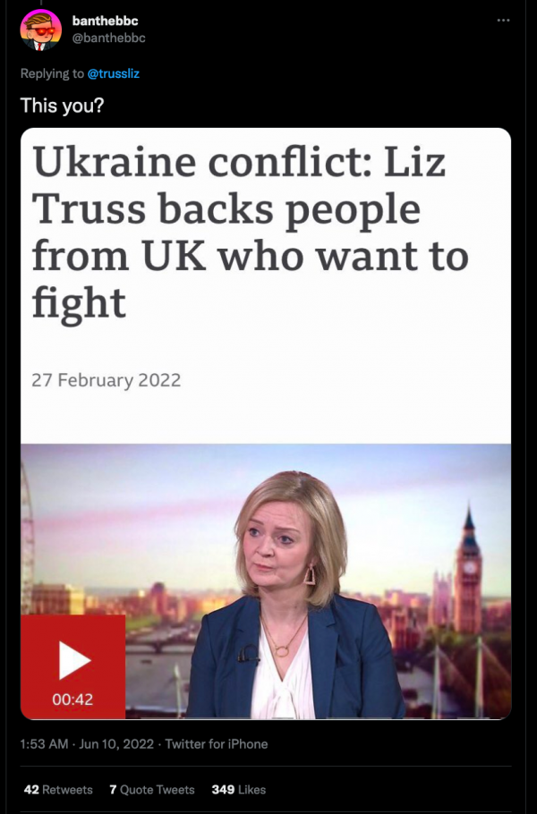 英外相抗议赴乌参战英国人被判死刑，被怼：你才是罪魁祸首