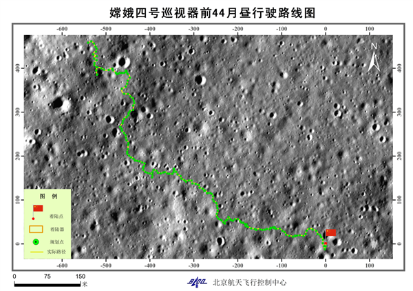 跋涉1239.88米 玉兔二号第44次睡着了：揭开月球重大秘密