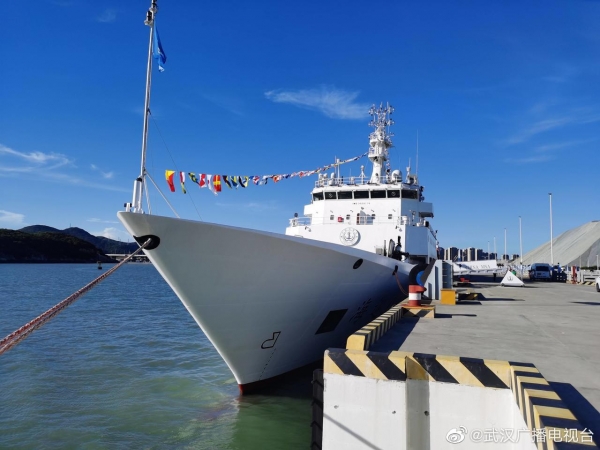 台湾海峡大型巡航救助船“海巡06”正式列编