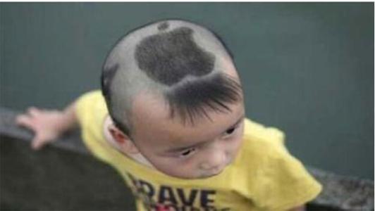 搞笑gif：搞笑之发型