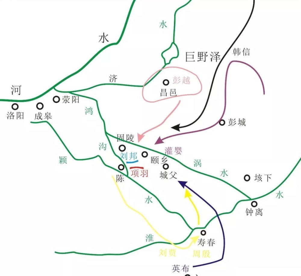 楚汉中分鸿沟之时,项羽还挺厉害的,为何俩月后就命丧垓下了?(6)