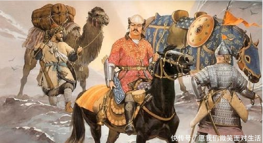 西征的缘起当成吉思汗与花剌子模国王摩诃末达成和平通商协定后,1218