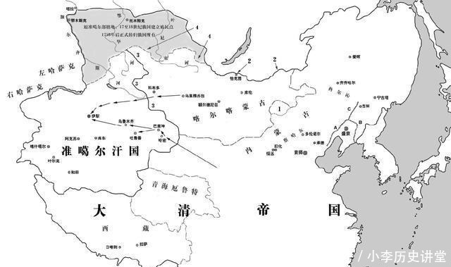 19世紀70年代,來自中亞的浩罕汗國阿古柏,在英國支持下入侵新疆,並在