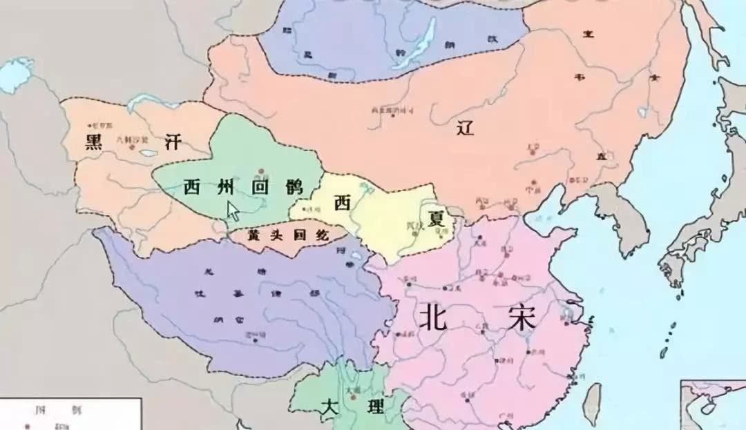 北宋仁宗地图图片