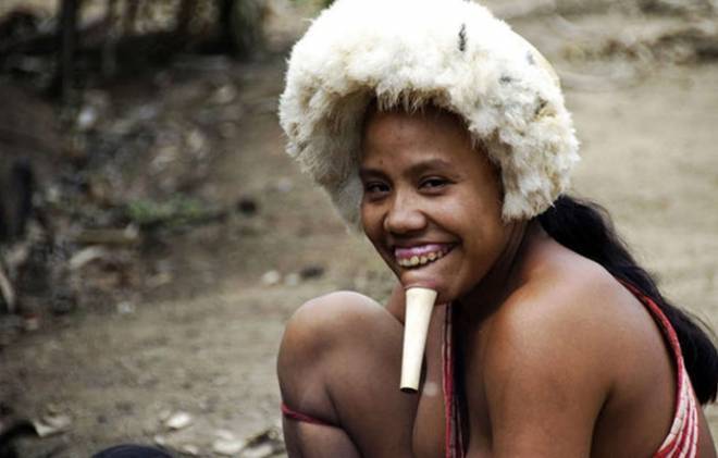 亚马逊部落 野人图片