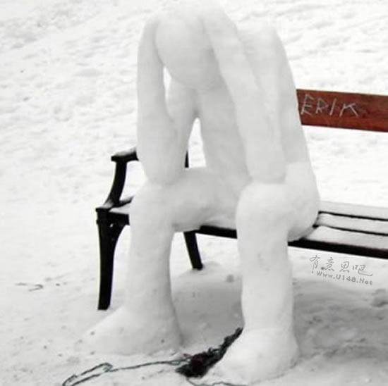 搞笑雪人图片来袭，你准备好了吗