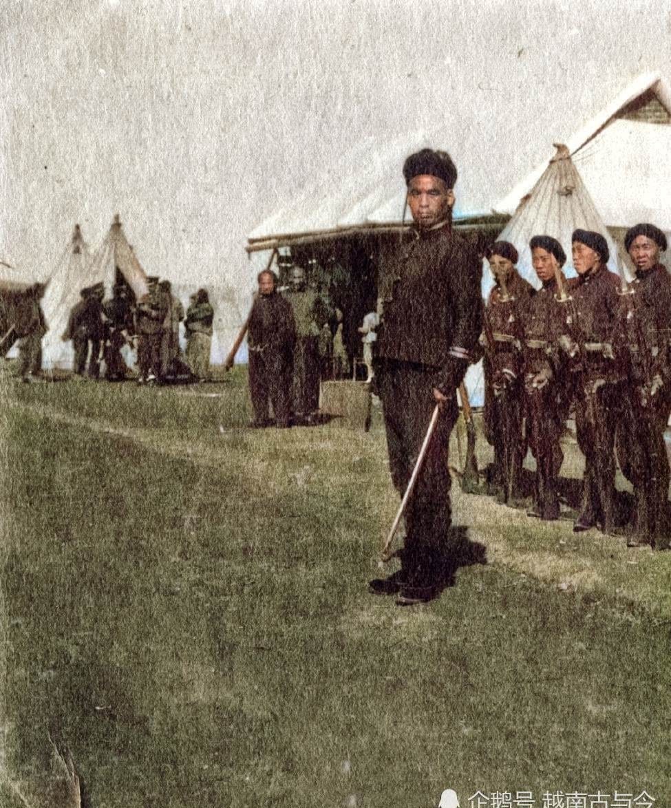 清朝新军1905式军服图片