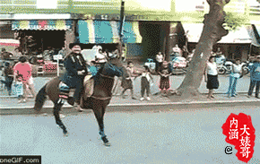 搞笑GIF动态图:论胸大的好处