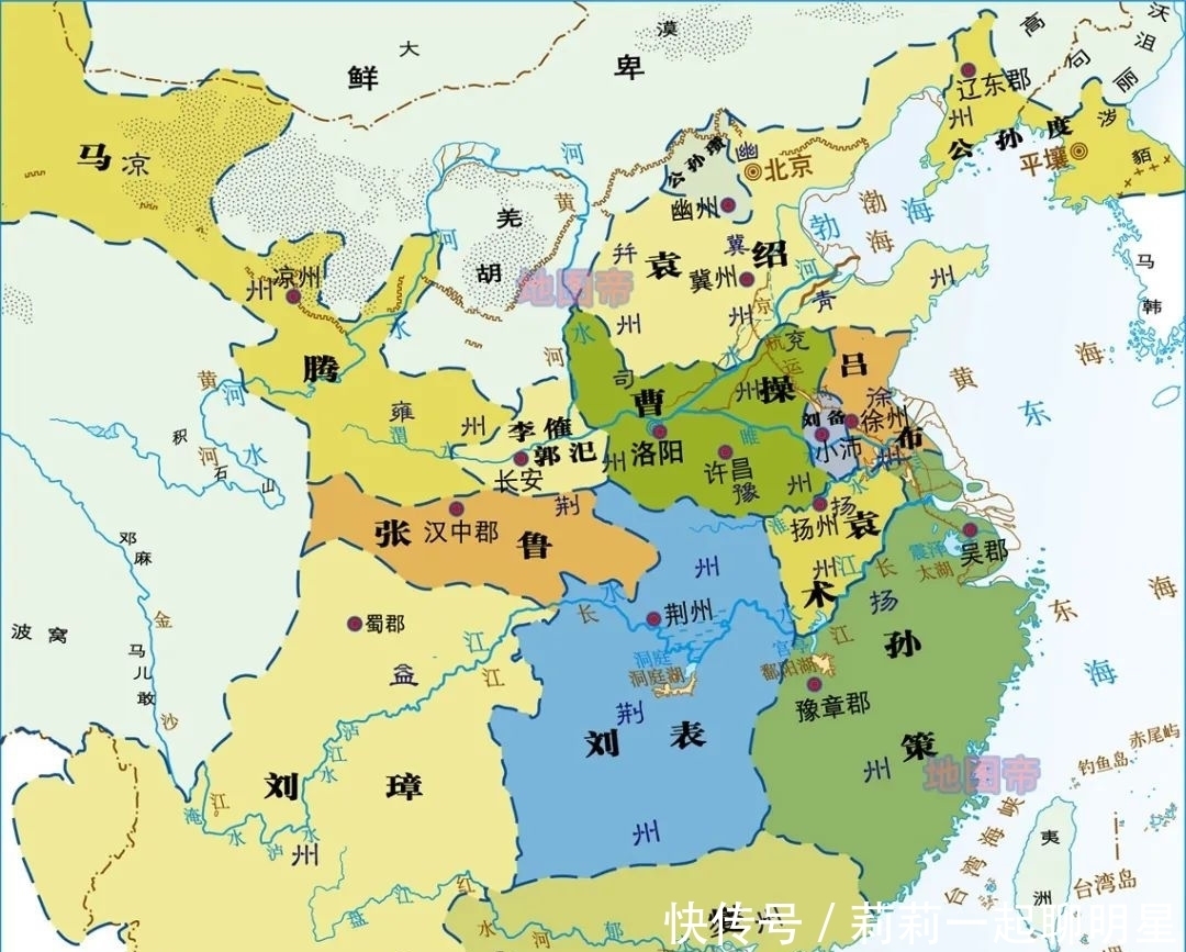 三国高清地图 真实图片