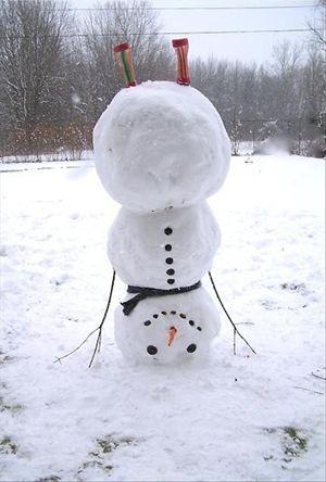 搞笑雪人图片来袭，你准备好了吗