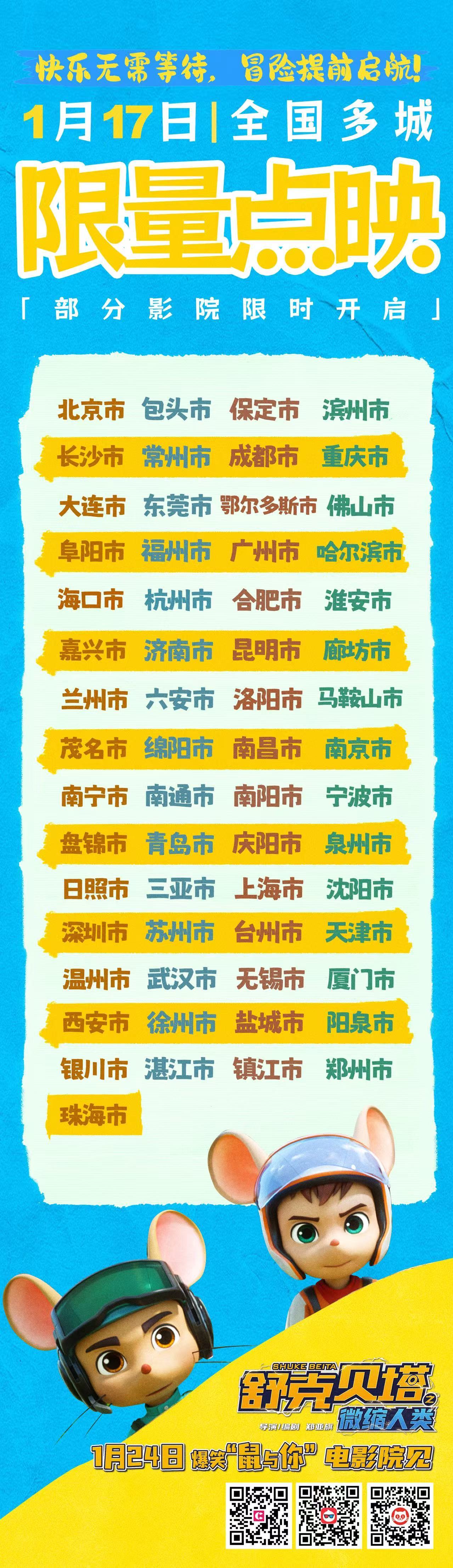电影《舒克贝塔之微缩人类》1月17日开启限量点映