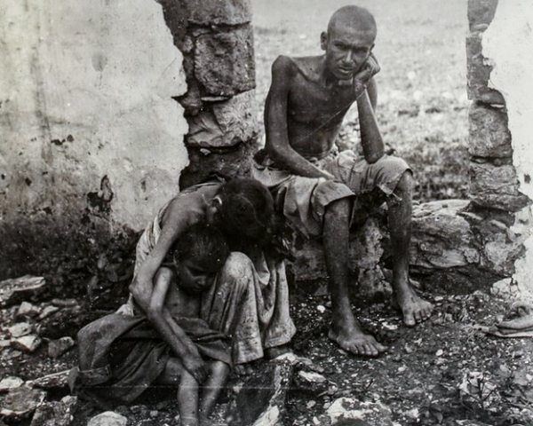 非洲饥荒惨状图片