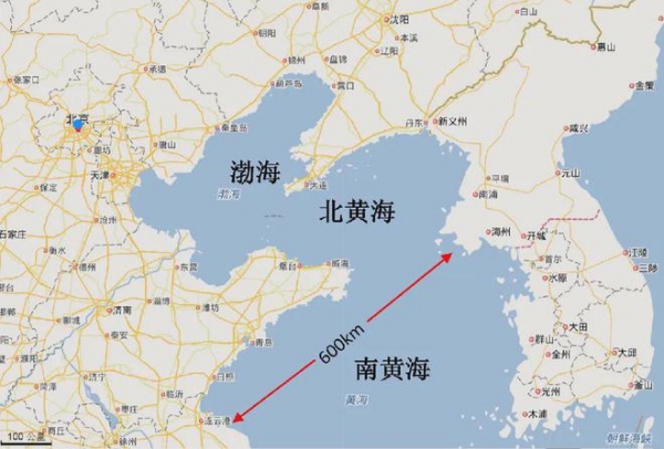 黄海北部和中部海区图图片