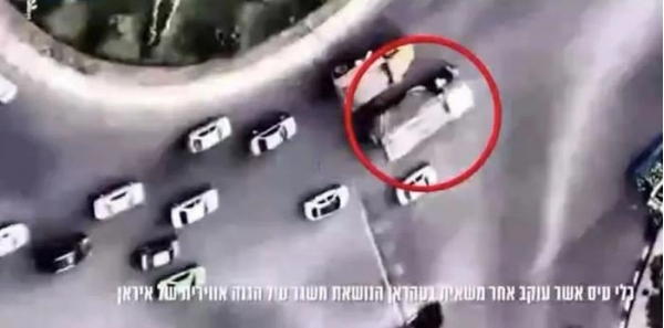 ▲以军发布袭击伊朗境内防空系统的视频画面