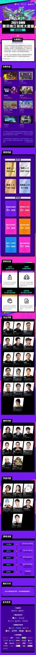 2021GWB腾讯独立游戏大奖赛启动 独立游戏无限绽放