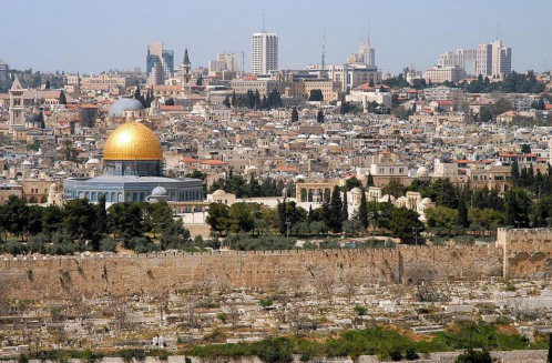 △如今的耶路撒冷老城&nbsp;图片来自网络