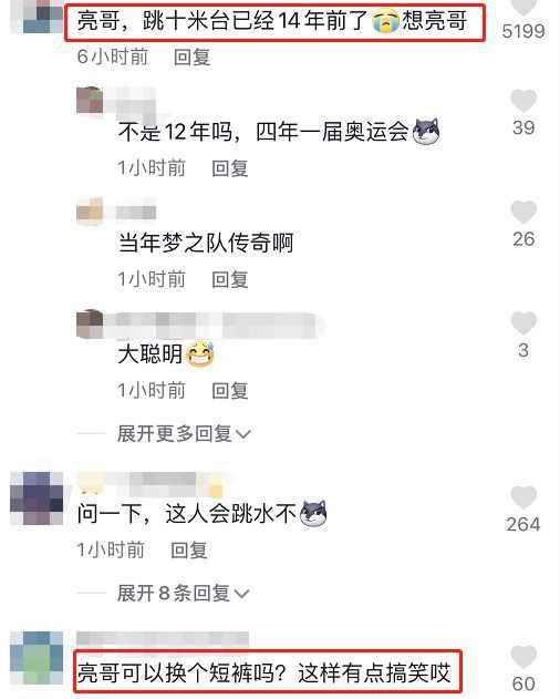 被问跳水的会不会游泳 田亮调侃&quot;难道用网捞么&quot;