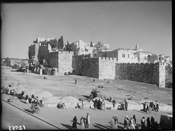 △1940年代的耶路撒冷老城&nbsp;图片来自网络