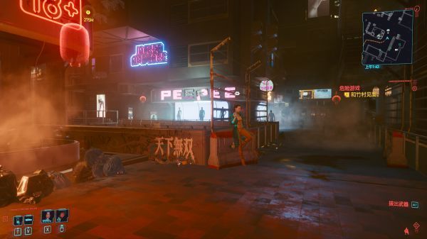 赛博朋克2077扭扭街橙装短裙位置图文介绍 2077夜店地点汇总快速怎么进